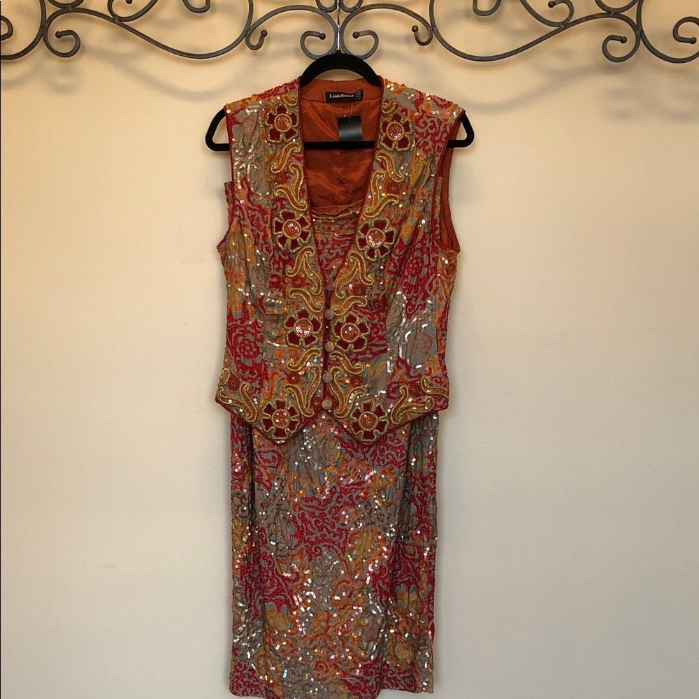 Louis Feraud 2 piece set (vest and dress)